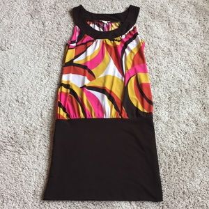 Retro Style Mini Dress